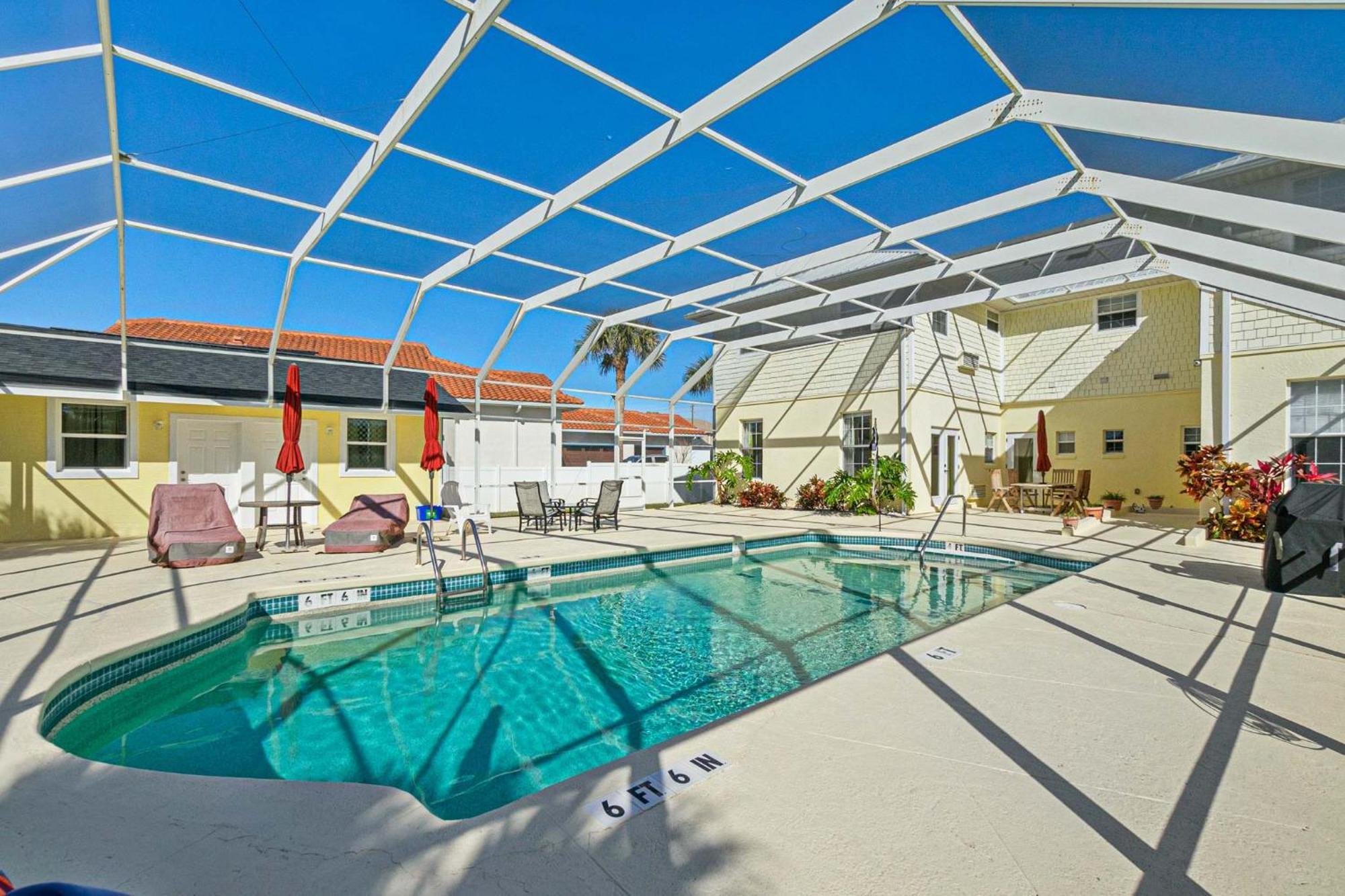 Flagler Beach Bed And Breakfast Pool Bbq Suite Экстерьер фото