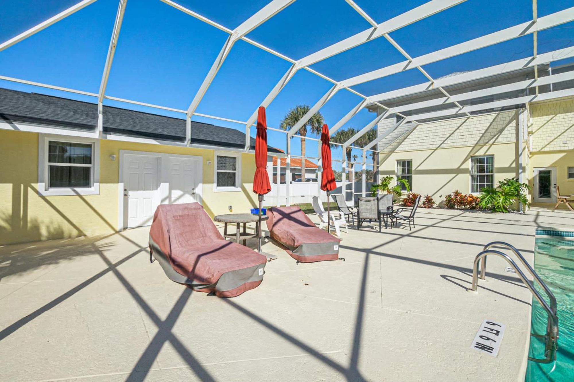 Flagler Beach Bed And Breakfast Pool Bbq Suite Экстерьер фото