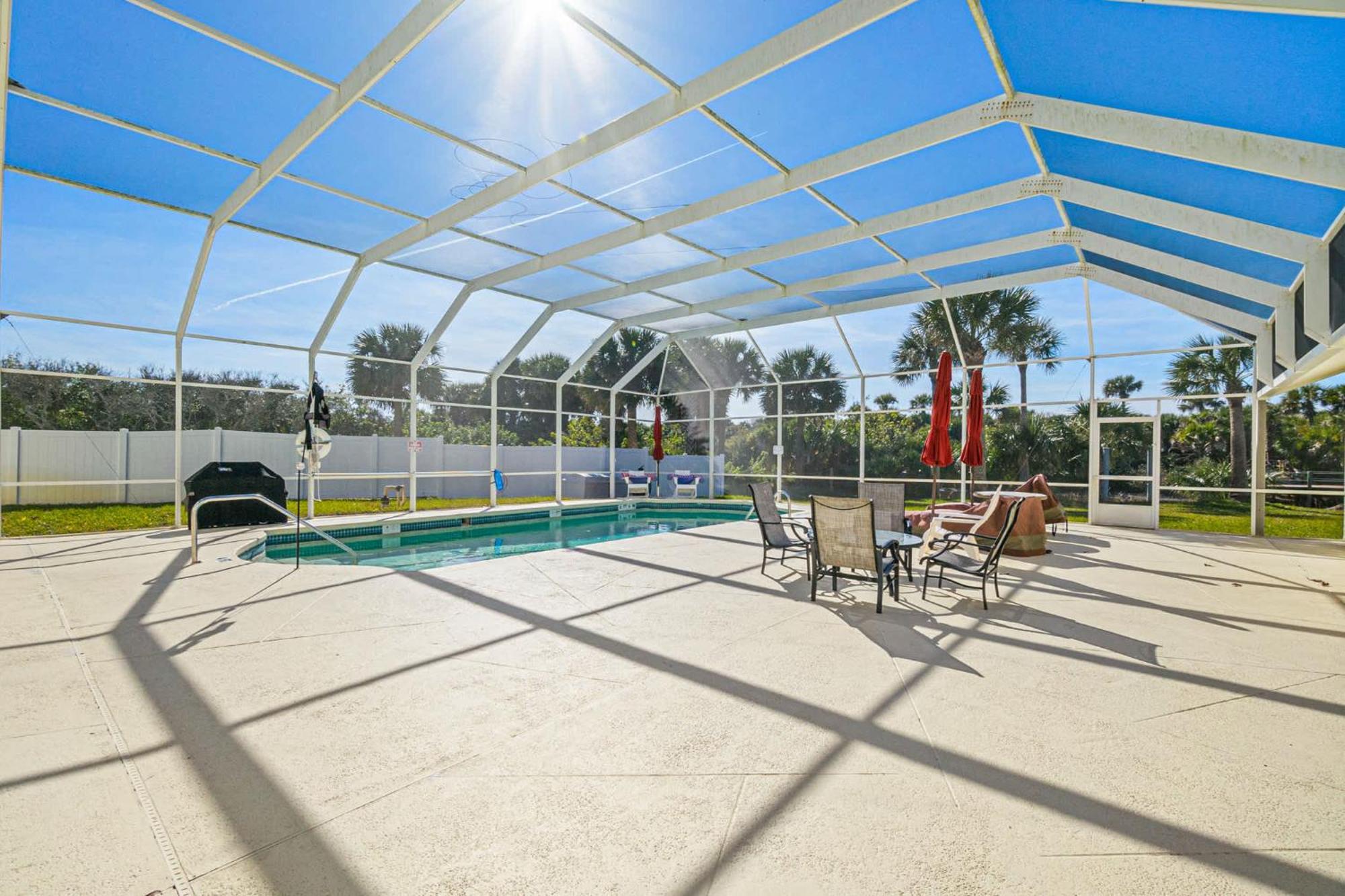 Flagler Beach Bed And Breakfast Pool Bbq Suite Экстерьер фото
