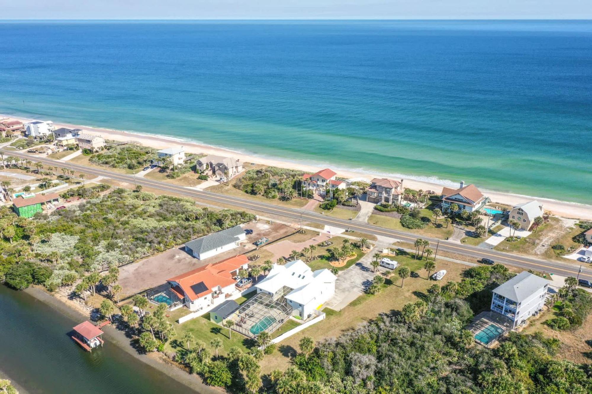 Flagler Beach Bed And Breakfast Pool Bbq Suite Экстерьер фото