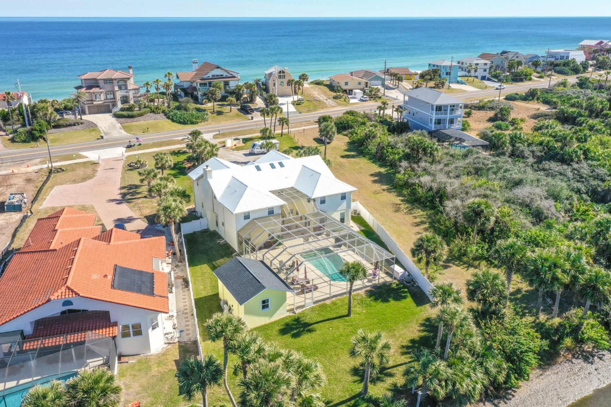 Flagler Beach Bed And Breakfast Pool Bbq Suite Экстерьер фото
