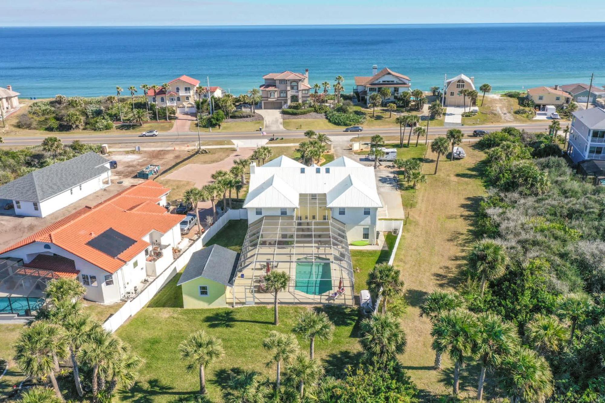 Flagler Beach Bed And Breakfast Pool Bbq Suite Экстерьер фото